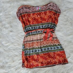 Gorgeous Maternity Top Tie Waist Kimono Batwing